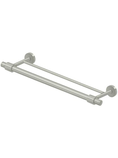 Sobe 24 inch Double Towel Bar in Satin Nickel.